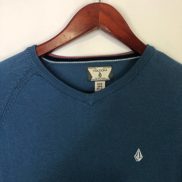 Volcom Sweater Preppy School Long Sleeve Boys Embroidered Logo Class Casual - Picture 5 of 8